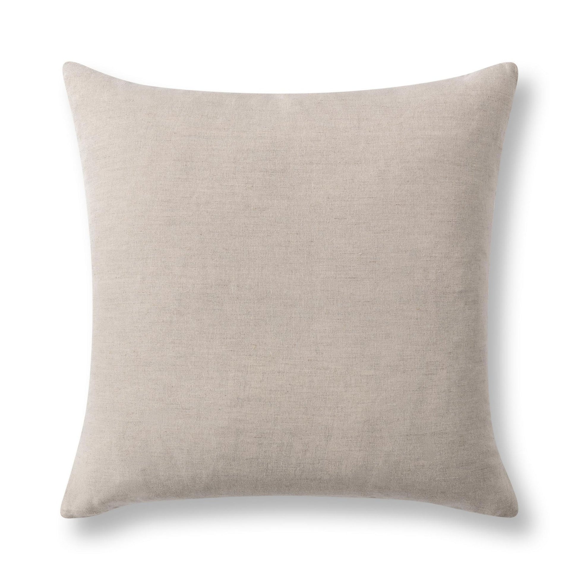 Ivory/Natural 60% Linen Pattern VC Bikram 22x22 Collection