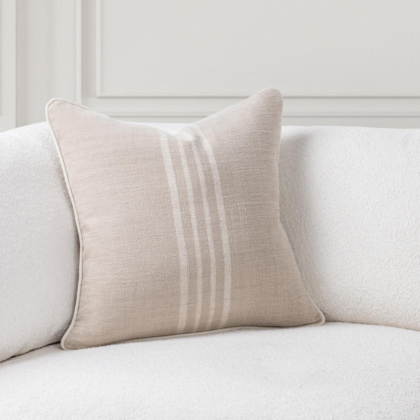 Ivory 100% Linen Pattern SR Newport Collection