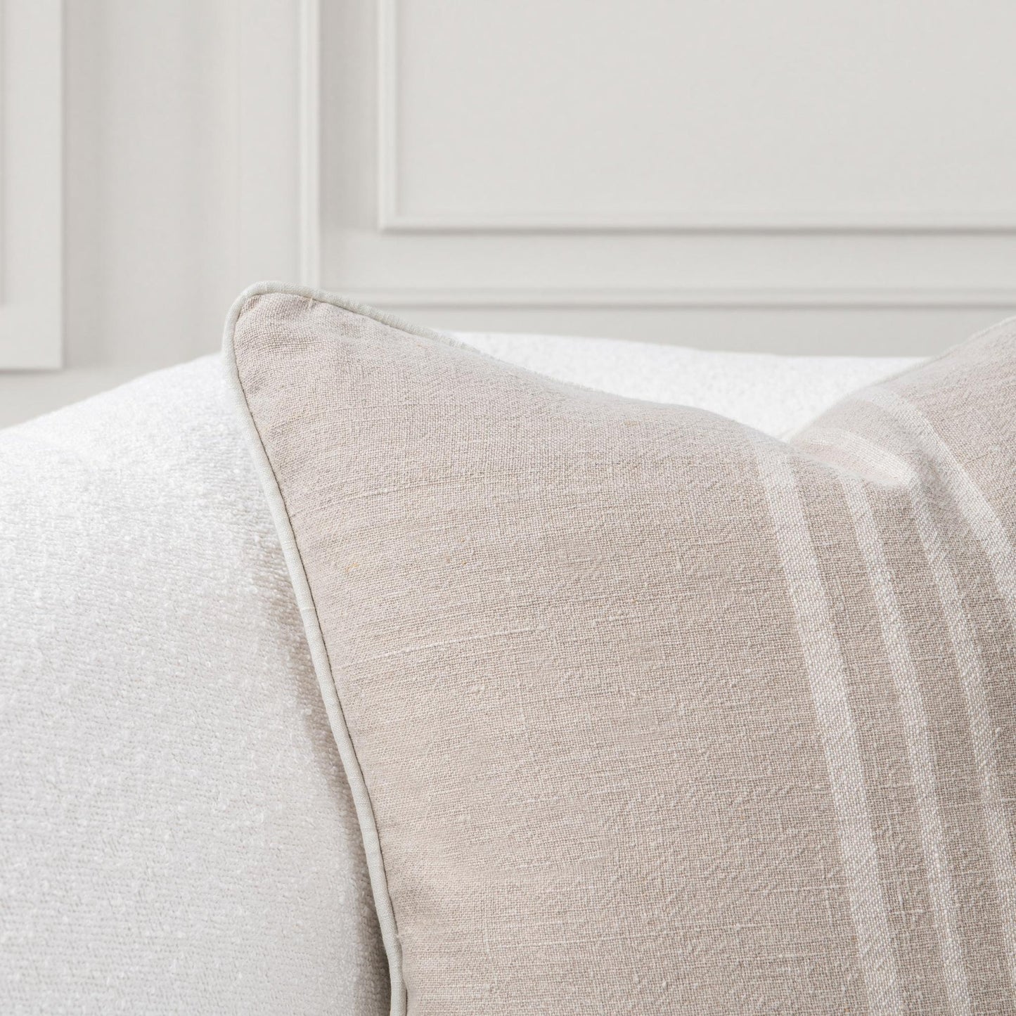 Ivory 100% Linen Pattern SR Newport Collection