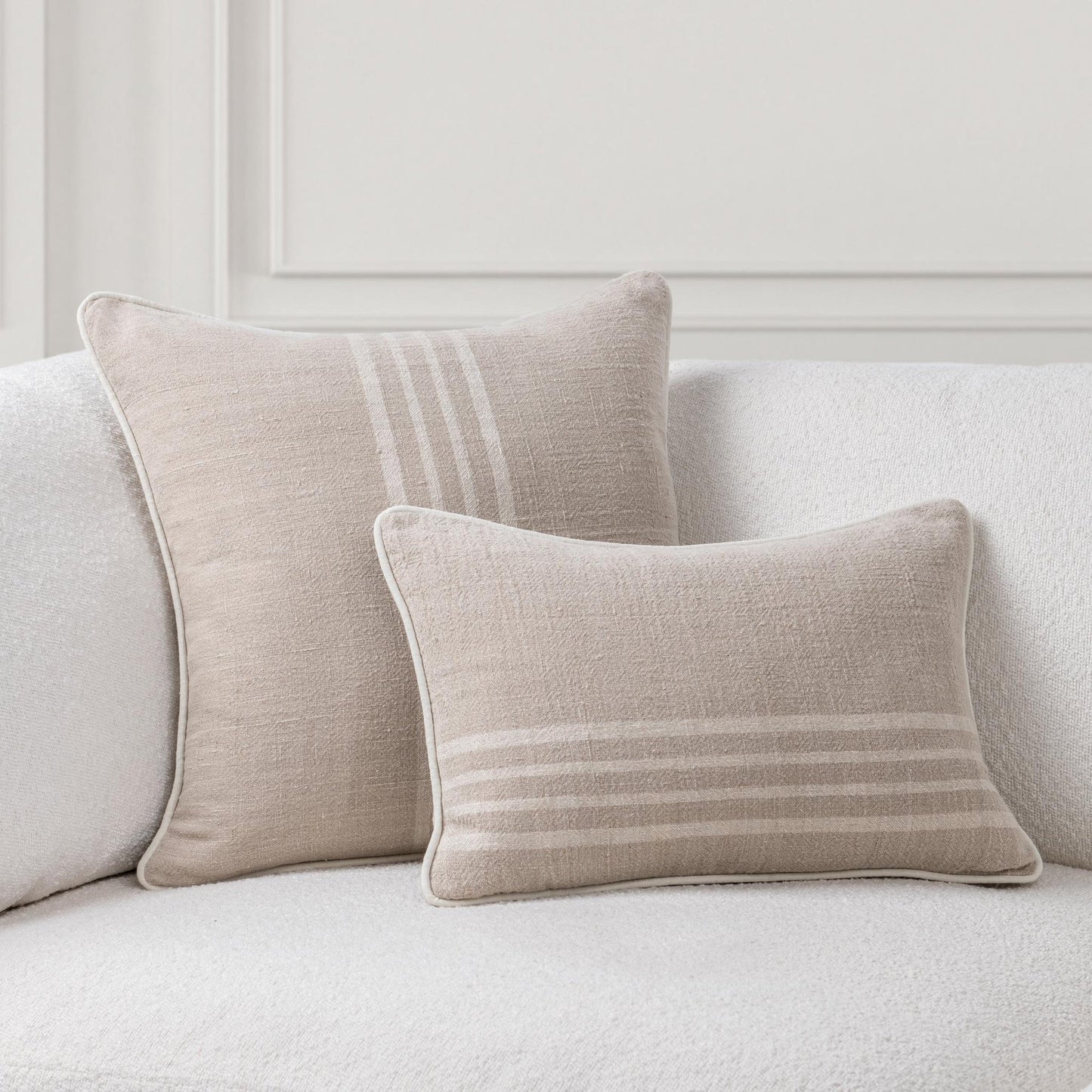 Ivory 100% Linen Pattern SR Newport Collection