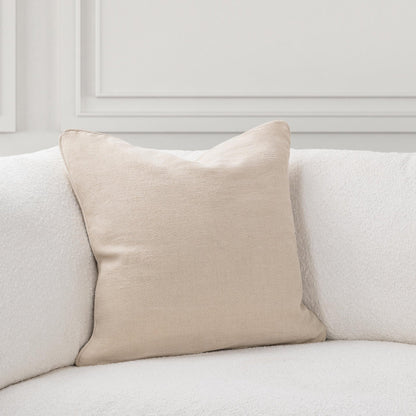 Linen Oat 100% Linen Solid SLD Bedford 22x22 Collection