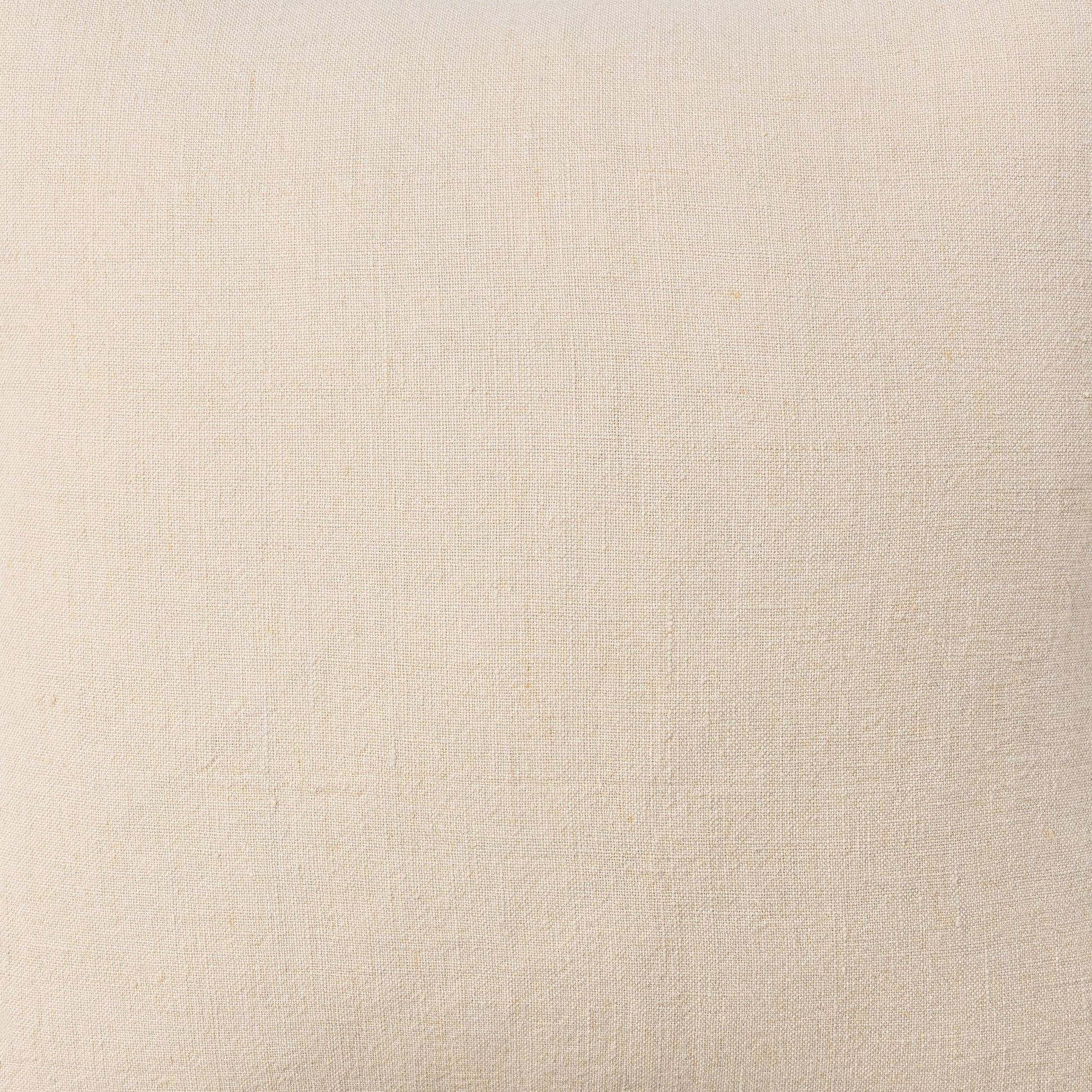 Linen Oat 100% Linen Solid SLD Bedford 22x22 Collection