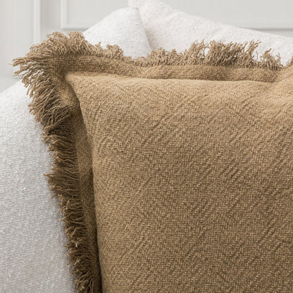 Toasted Oat 60% Cotton Solid SLD Lauren 22x22 Collection