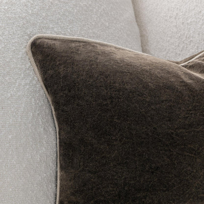Velvet Dark Clove 100% Cotton Velvet Solid SLD Heirloom Collection