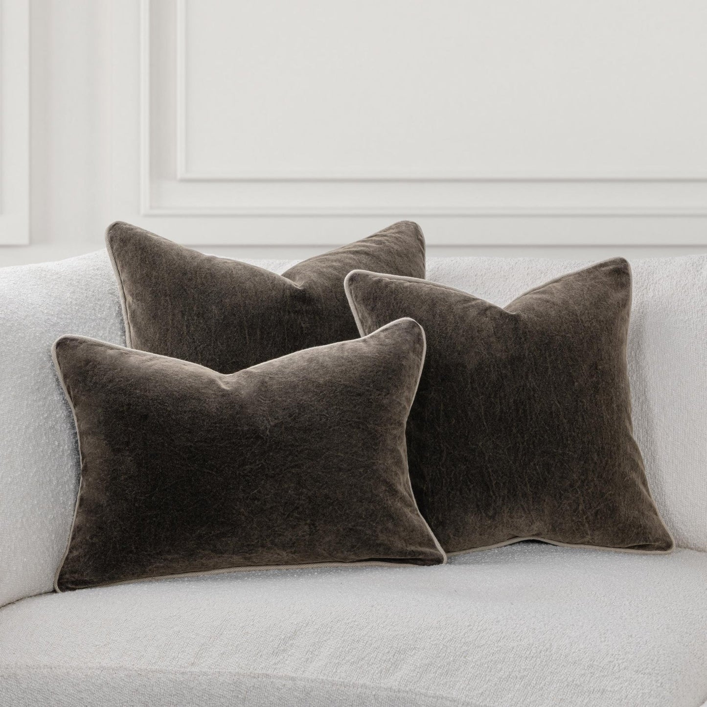 Velvet Dark Clove 100% Cotton Velvet Solid SLD Heirloom Collection