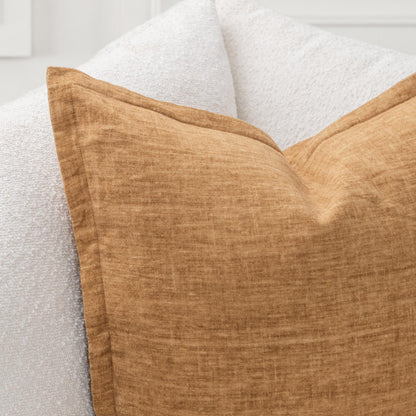 Turmeric 100% Belgian Flax Linen Solid SLD Solstice 22x22 Collection