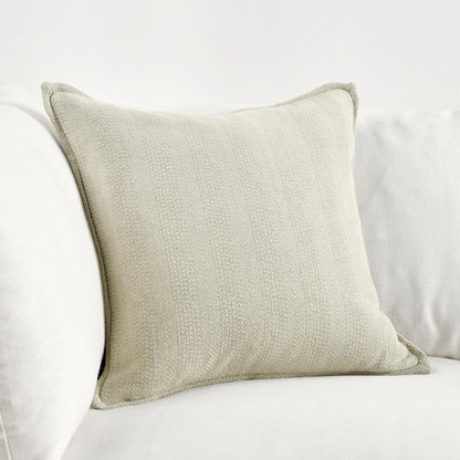 Natural 100% Cotton Texture Solid VE Rhodes 18x18 Collection