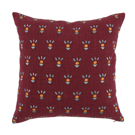 Raspberry Red Pattern VE Monica 18x18 Collection
