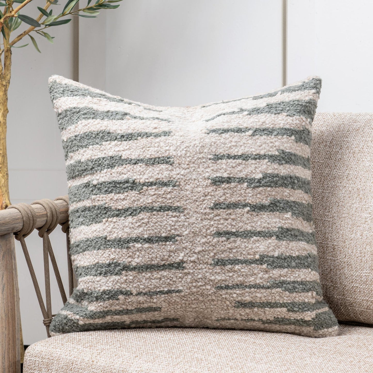 Dry Sage 100% Polyester Performance Indoor/Outdoor Performance Kiran 22x22 Collection