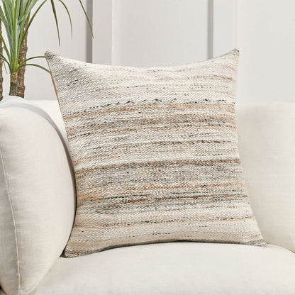 Sand Multi 100% Polyester Performance Indoor/Outdoor Performance Plateau 22x22 Collection