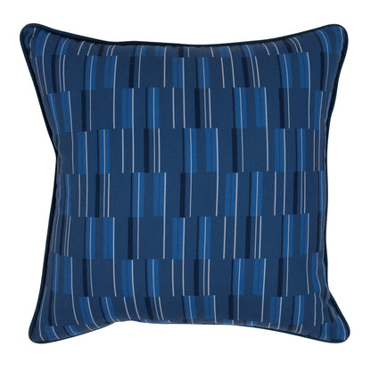 Blue 100% Polyester Performance Indoor/Outdoor Indoor/Outdoor Nantucket 22x22 Collection