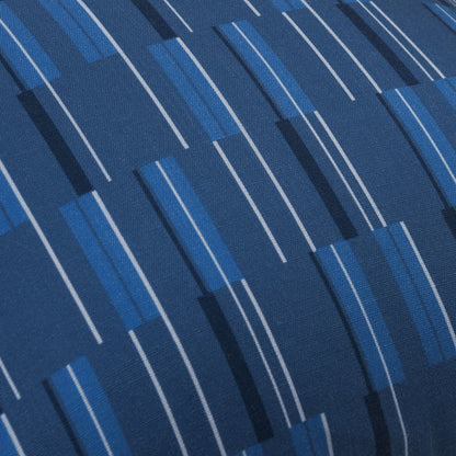 Blue 100% Polyester Performance Indoor/Outdoor Indoor/Outdoor Nantucket 22x22 Collection