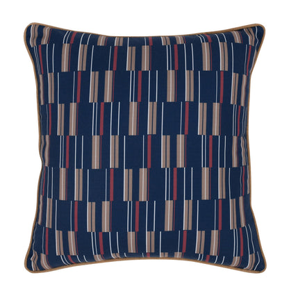 Blue Multi 100% Polyester Performance Indoor/Outdoor Indoor/Outdoor Nantucket 22x22 Collection