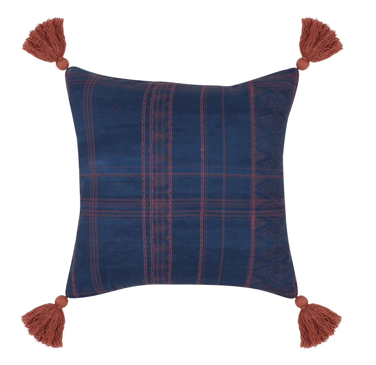Dark Blue/Red 100% Polyester Performance Indoor/Outdoor Indoor/Outdoor Cannon Collection