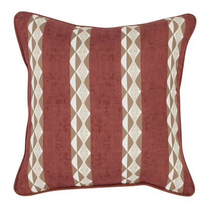 Clay Red 100% Polyester Performance Indoor/Outdoor Indoor/Outdoor Delray Collection