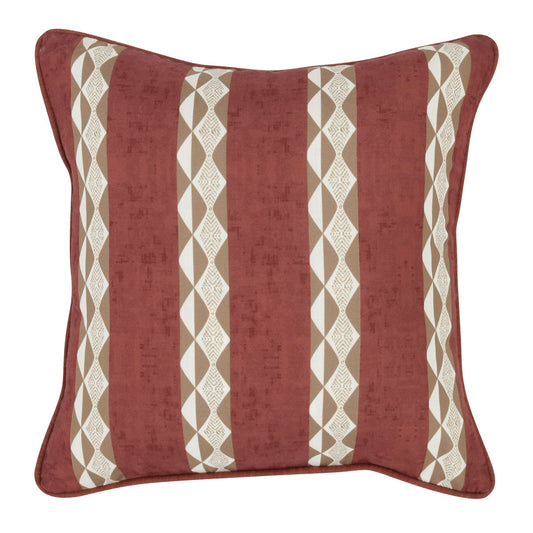 Clay Red 100% Polyester Performance Indoor/Outdoor Indoor/Outdoor Delray Collection