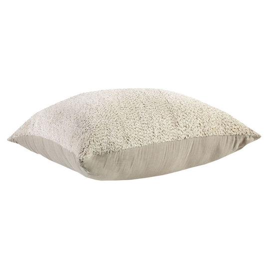 Ivory/Natural 50% Cotton/50% Linen Pattern Maris Floor Cushion Collection