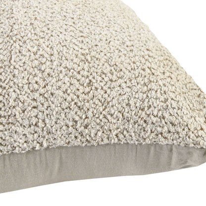 Ivory/Natural 50% Cotton/50% Linen Pattern Maris Floor Cushion Collection