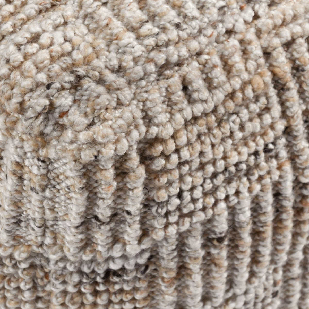 Caramel Multi Performance Indoor/Outdoor Performance Vico Pouf 18"x18"x14" Collection