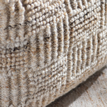 Caramel Multi Performance Indoor/Outdoor Performance Vico Pouf 18"x18"x14" Collection