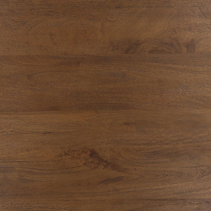 Foxlea dining table side angle showing sturdy base and 30-inch table height