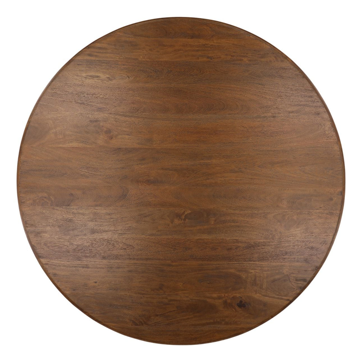 Foxlea dining table leg and joint detail showing solid mango wood construction