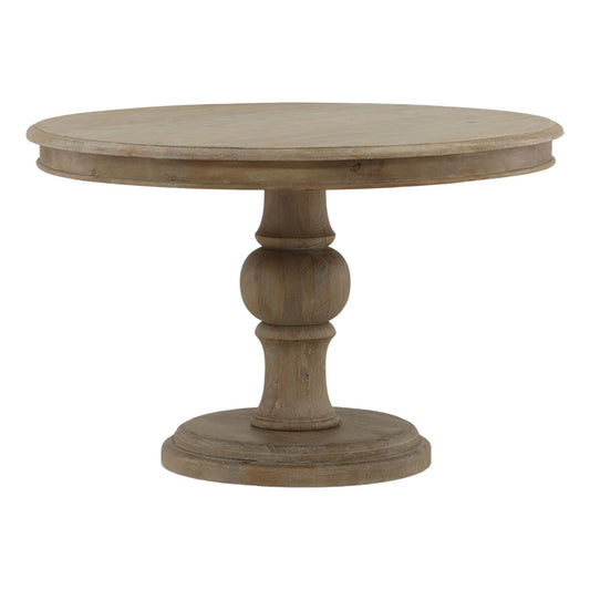 Light Warm Wash Finish Mango Wood Table 47 in Wide