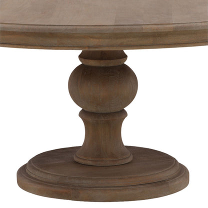 Light Warm Wash Finish Mango Wood Table 47 in Wide