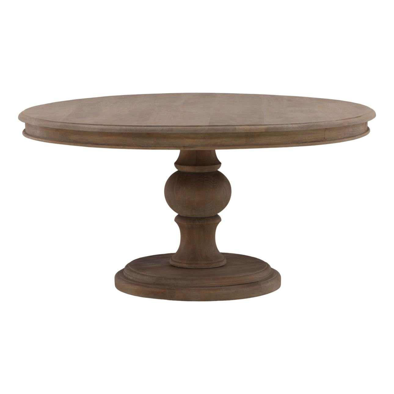 Light Warm Wash Finish Mango Wood Table 47 in Wide
