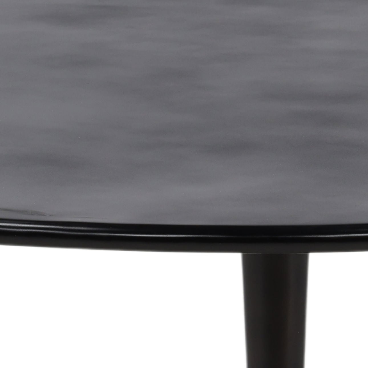 Antique Black Finish Iron Table 42 in Wide