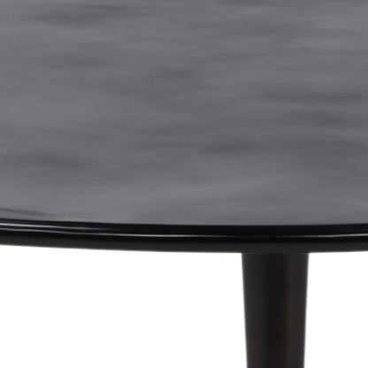 Antique Black Finish Iron Table 42 in Wide