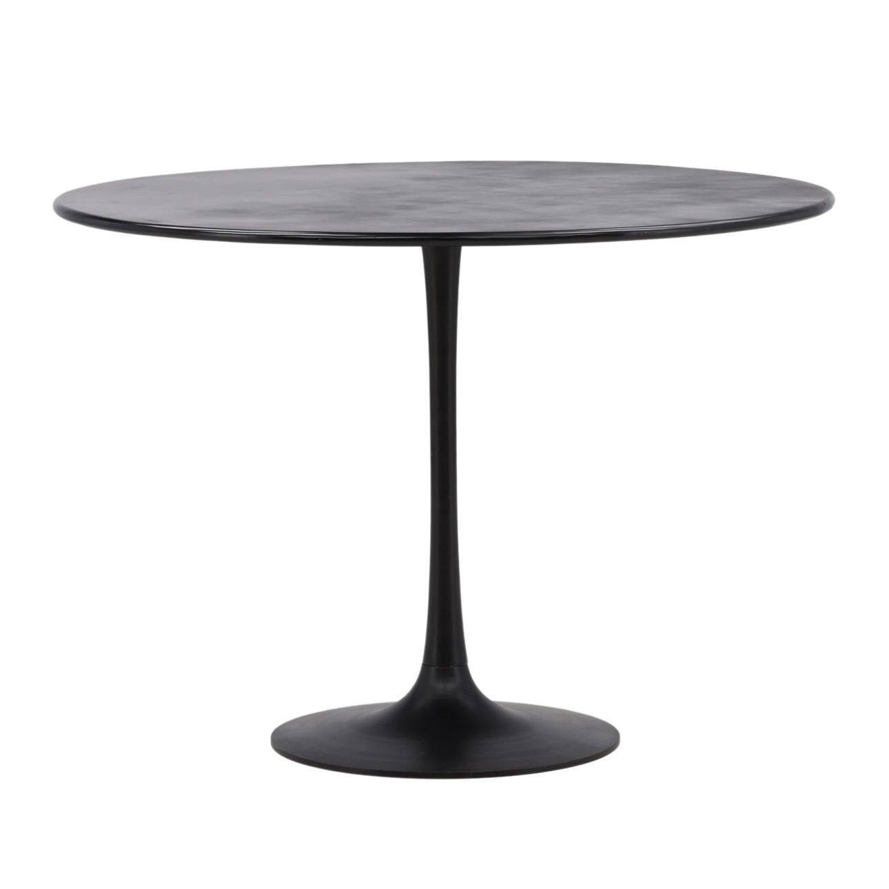 Antique Black Finish Iron Table 42 in Wide