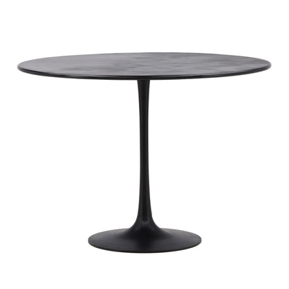 Antique Black Finish Iron Table 42 in Wide