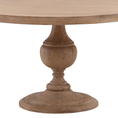 Natural Mango Wood Table 54 in Wide