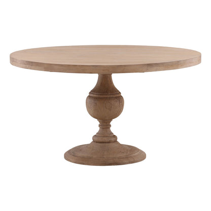 Natural Mango Wood Table 54 in Wide