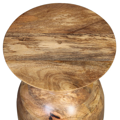 Natural Wash Mango Wood Table 12 in Wide