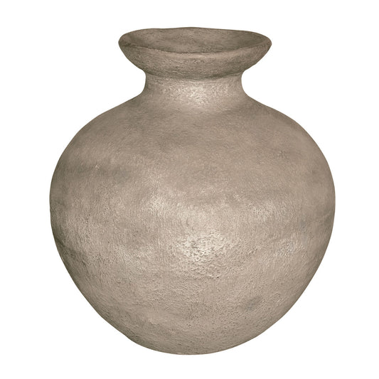 Warm Grey Finish Concrete Pot Pot 39 in Wide