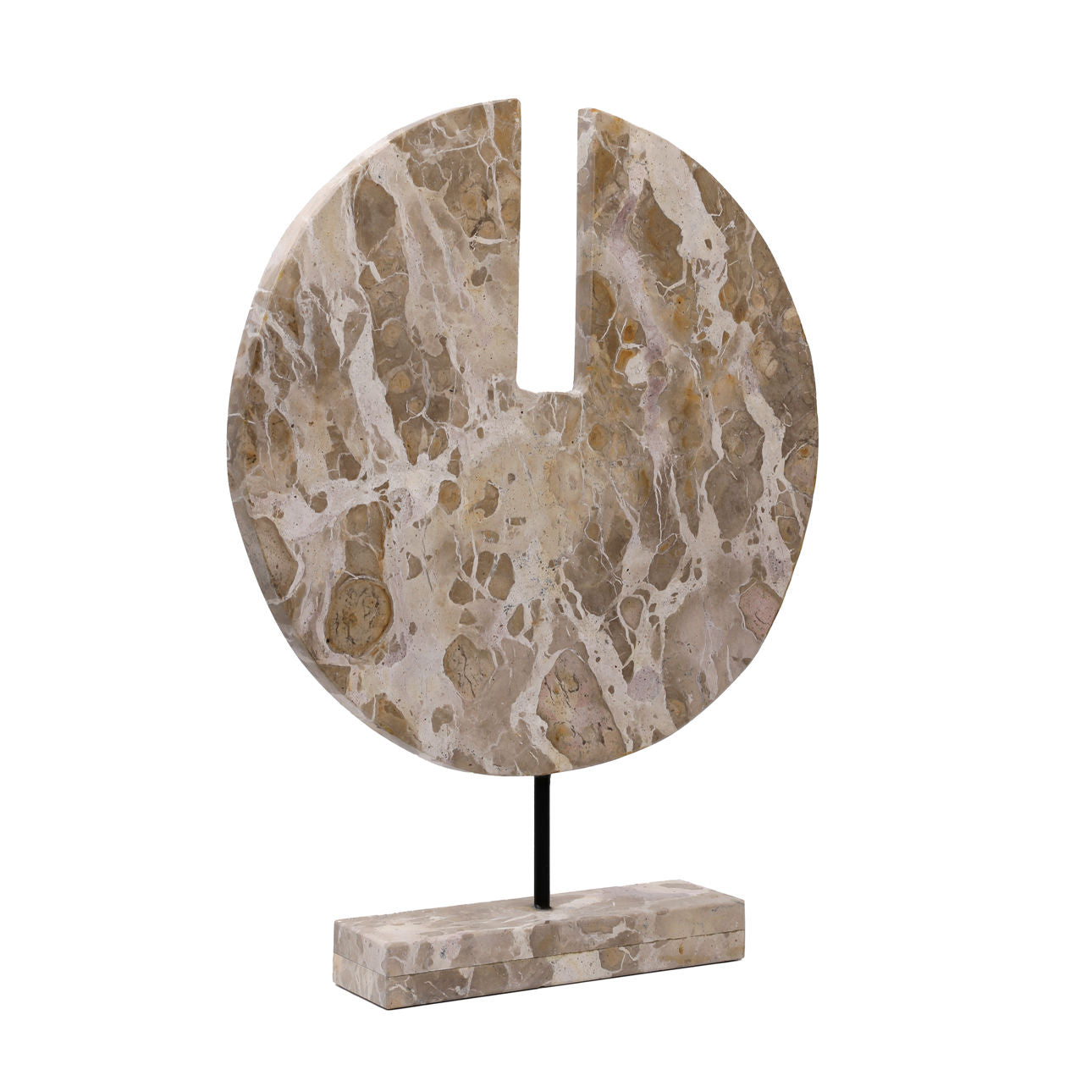 Natural Marble Sculpture 13 in Wide