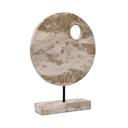 Natural Marble Sculpture 13 in Wide
