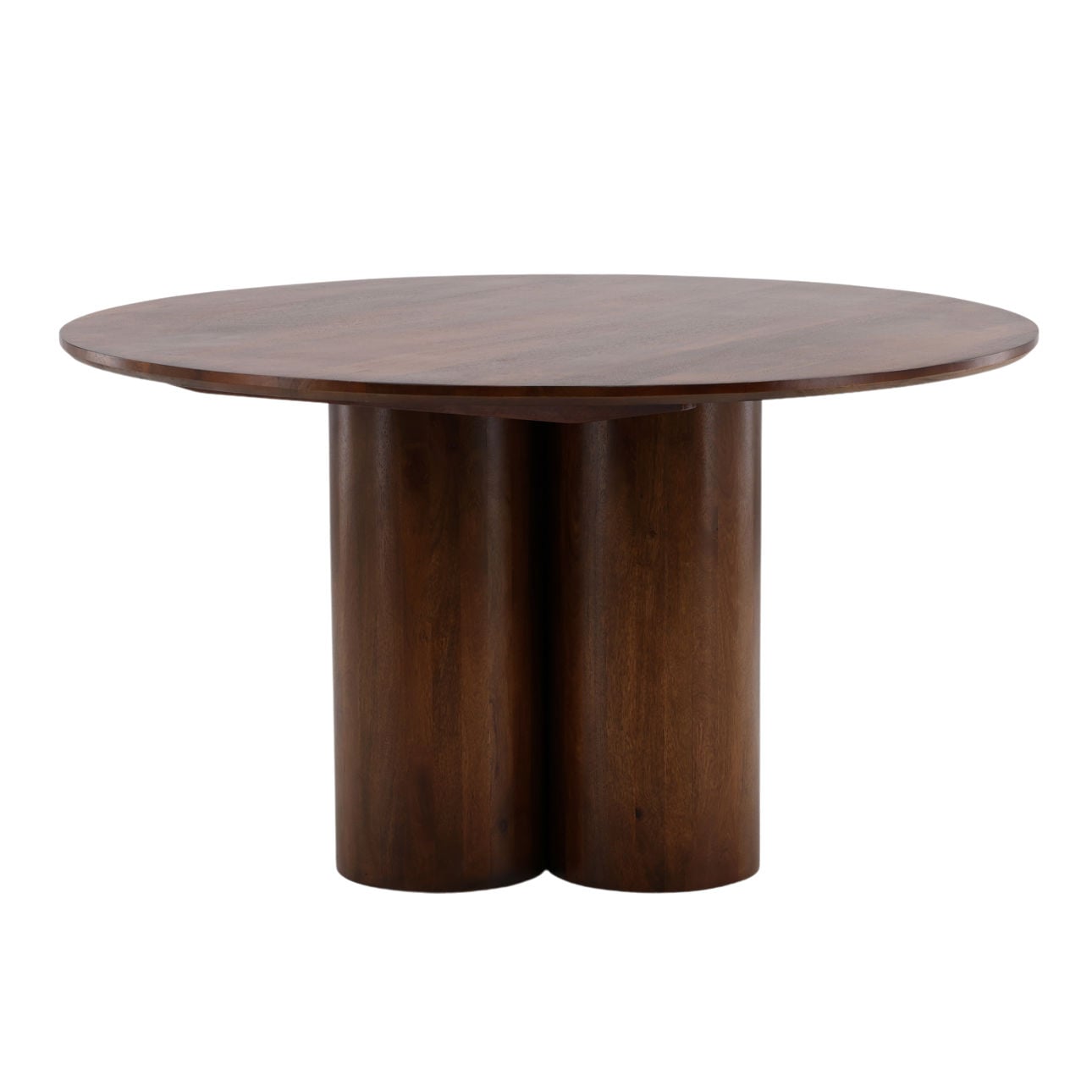 Medium Brown Mango Wood Table 54 in Wide