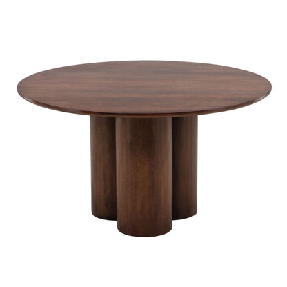 Medium Brown Mango Wood Table 54 in Wide