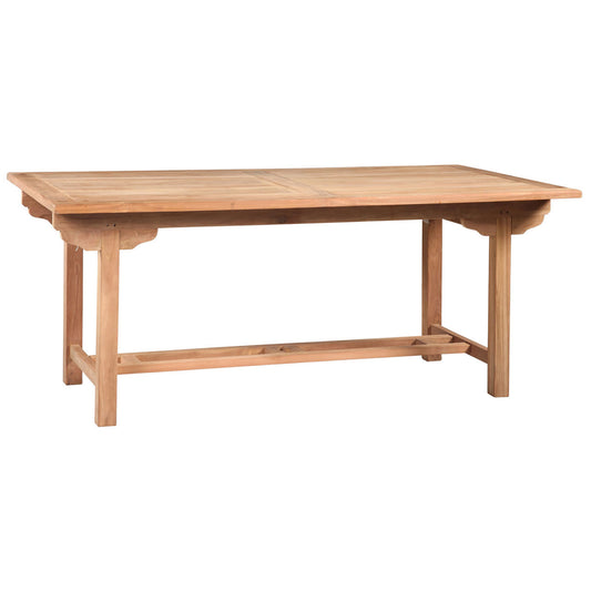 Natural Finish Teak Wood Table 70 in Wide