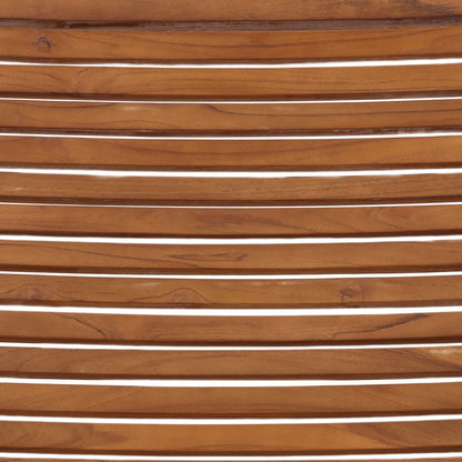 Natural Finish Teak Wood Chair 28.5 in Wide