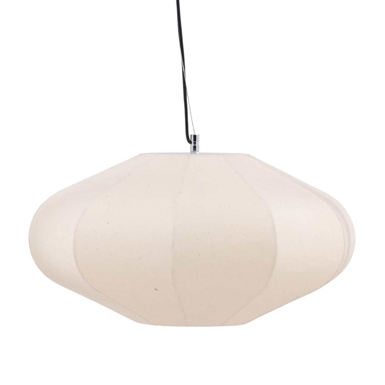 Natural Handmade Artisan Paper Light 23.5 in Wide