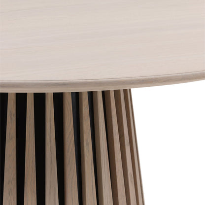 Light Natural Oak Wood Table 51 in Wide