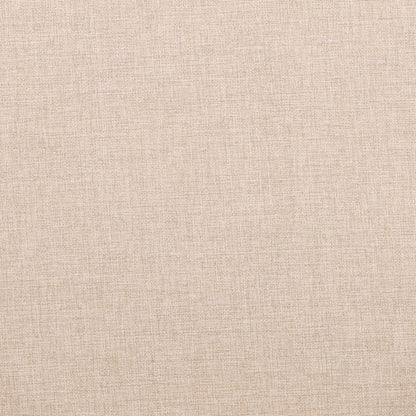 Beige and Natural Outdoor Performance Linen, Twisted Synthetic Wicker and Teak Wood Chair 23 in Wide