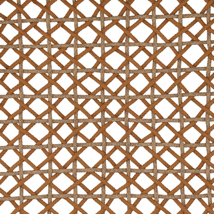 Modern Synthetic Rope, Aluminum and Teak Wood Dining Chair