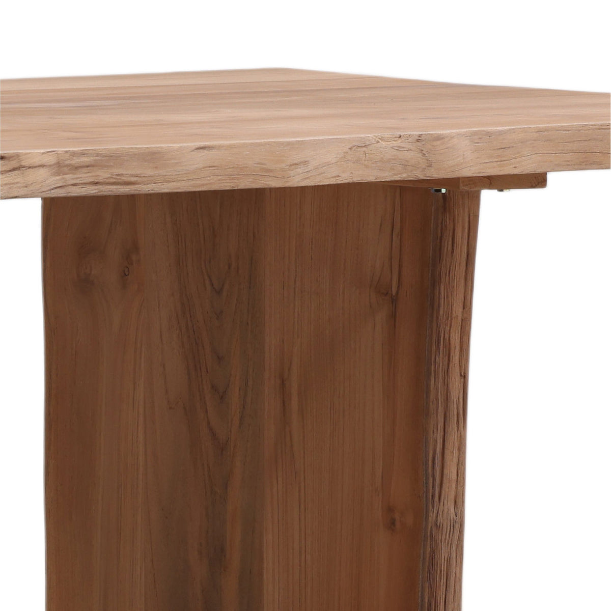 Refined Teak Wood Home Accent