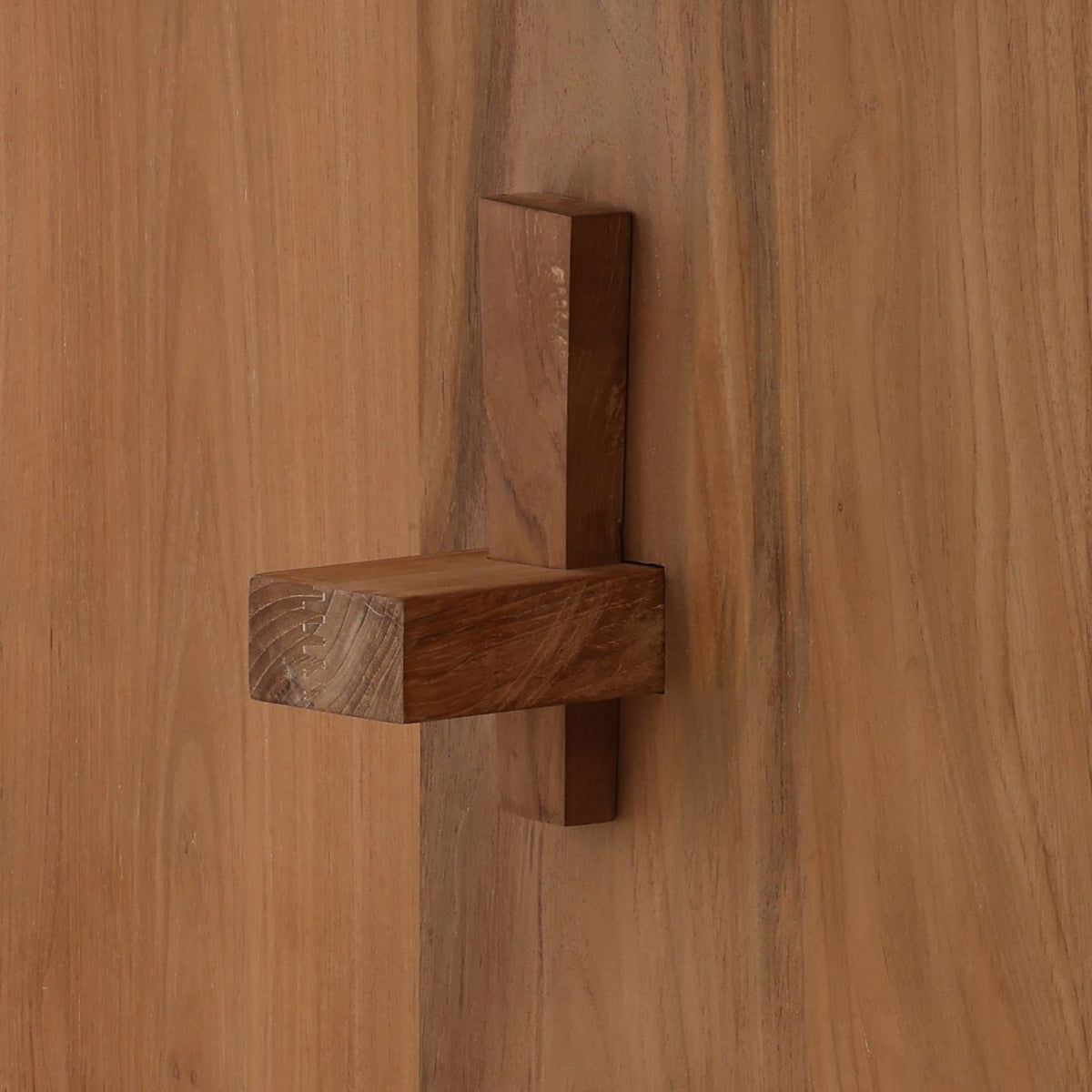 Refined Teak Wood Home Accent