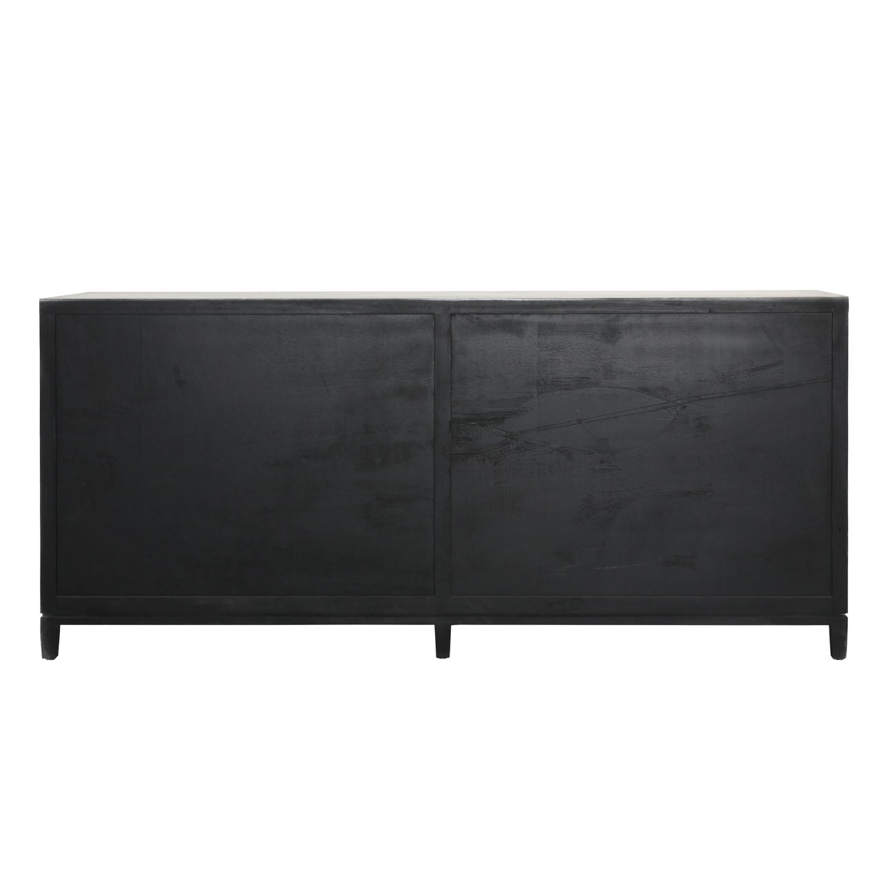 Light Warm Wash Finish Pine Wood Sideboard 79 in Wide